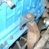 10061 SIDE MOTOR MOUNT ADAPTERS FOR INSTALLING 1958-62 235 261 INTO 1952-54 CHEVY CAR WITH STOCK FRAME STANDS